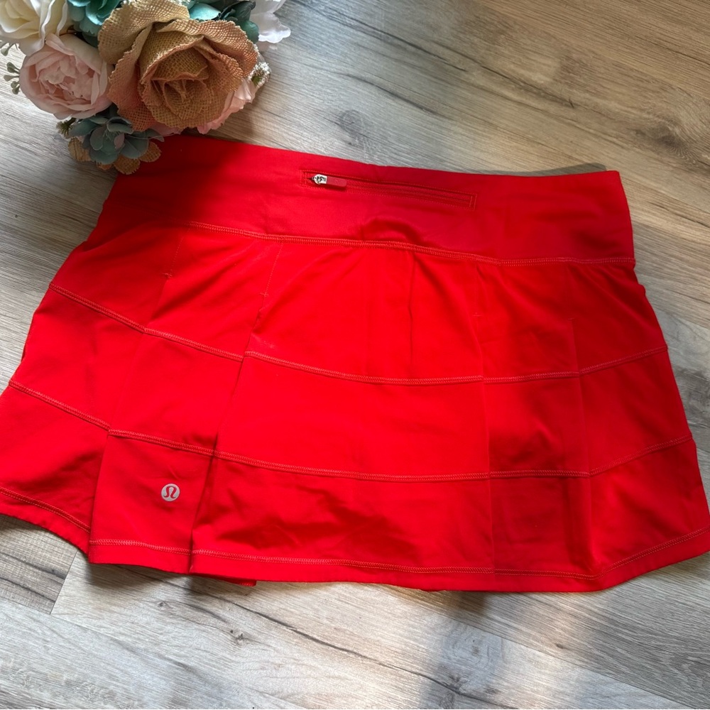Lululemon Athletica Red Skirt